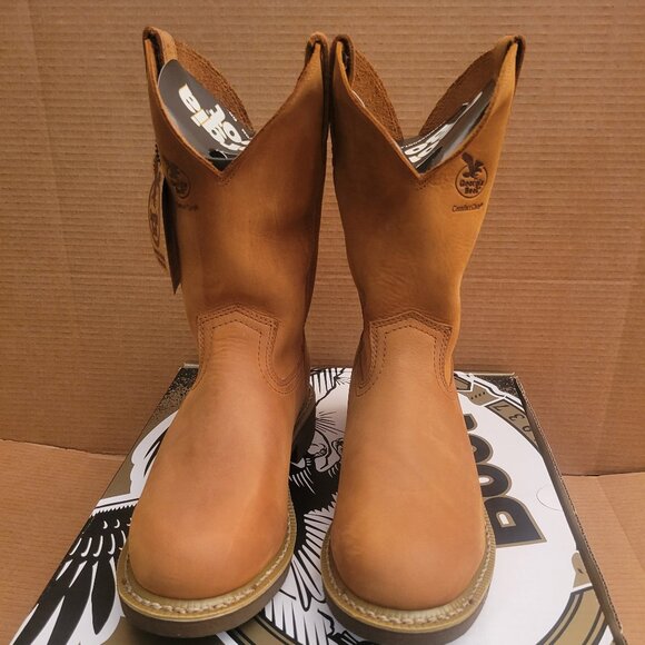 Georgia Boot G5814 11" Wellington Oil & Slip Resistant Boots Size: 9.5 Chestnut - Picture 2 of 10